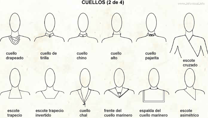 Cuellos 2 (Diccionario visual)
